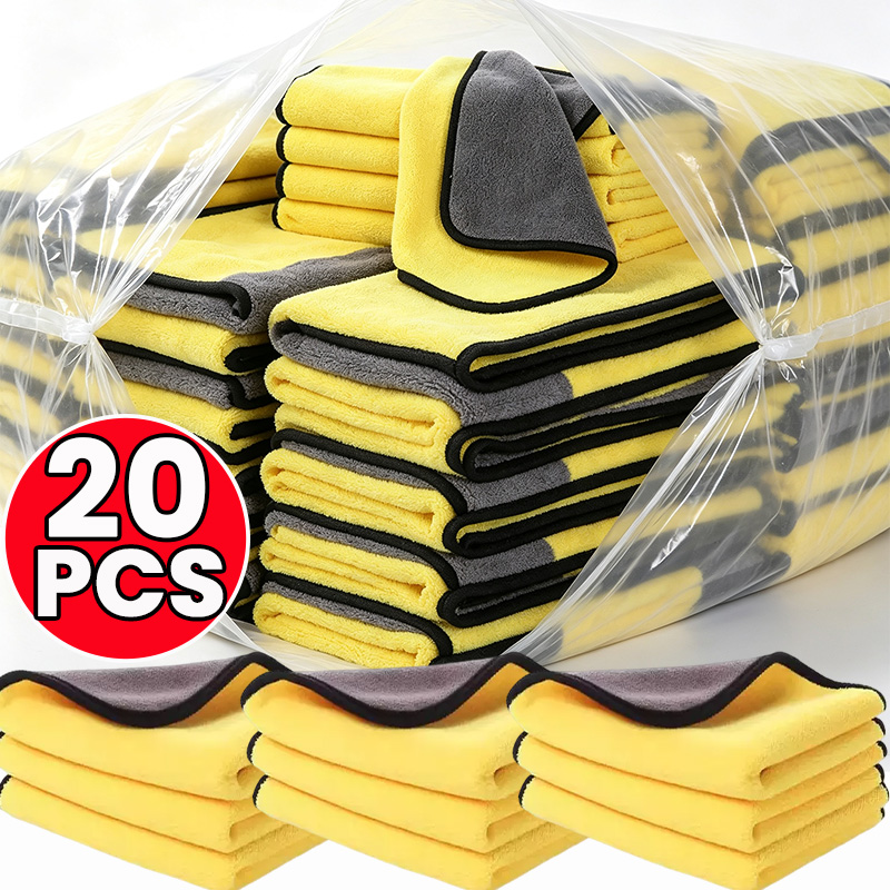 Microfiber Car Drying Towel Super Absorbent - 1/20 stuks Auto Reinigingsdoeken van Microvezel