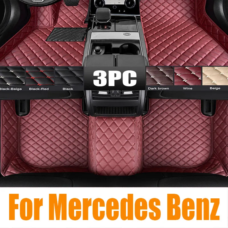Car Floor Mats Universal Waterproof Leather - Originele Auto TPE Vloermatten Voor Mercedes