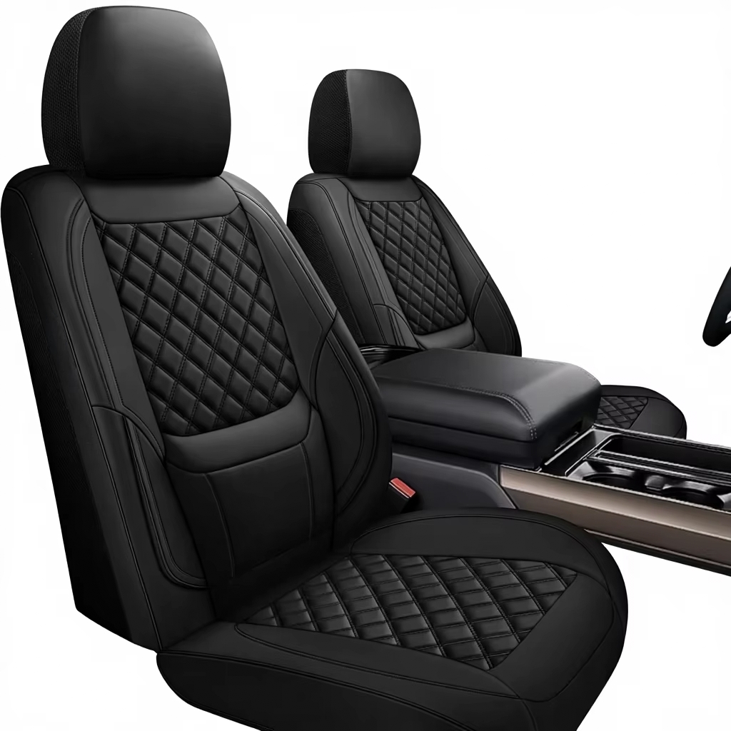 Leather Car Seat Covers Full Set Universal - Groothandel Universele Kunstleren Voor- en Achterzittingen