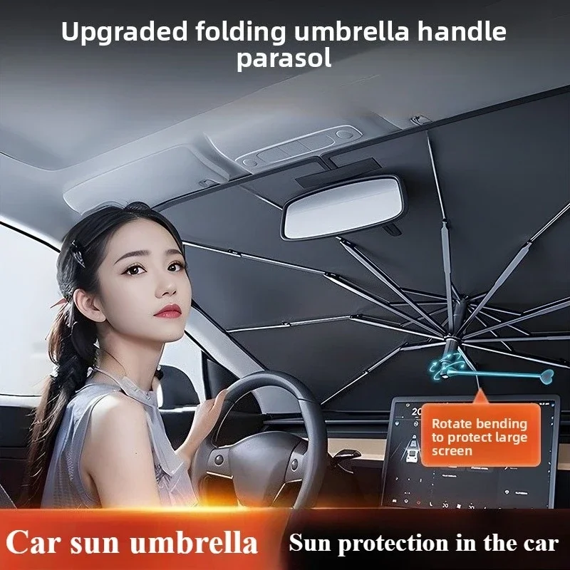 Car Sunshade Windshield Umbrella Foldable - Autozonnescherm, windscherm, paraplu, voorruitzonnescherm, opvouwbaar, bescherming,