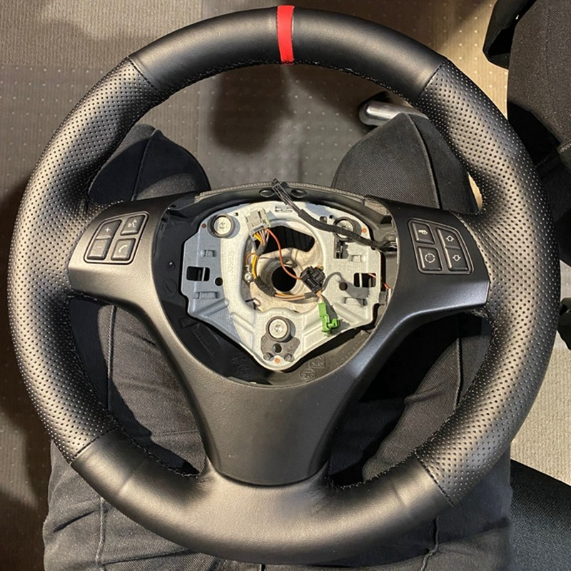 Car Steering Wheel Cover Anti Slip Breathable - Antislip Auto Accessoires Zwart Lederen Auto