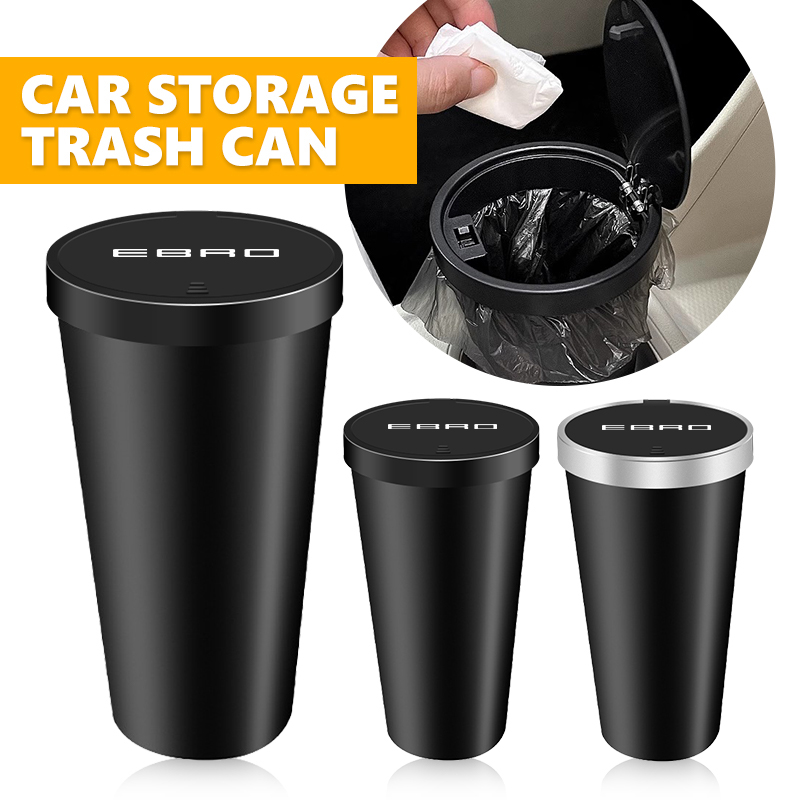 Waterproof Car Trash Can With Lid - Auto Afvalbak Mini Waterdichte Opbergbak Houder