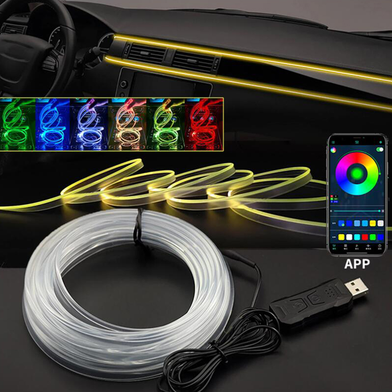 Led Ambient Interior Car Lights App Control - Auto-interieur Sfeer Licht Ambient LED Light