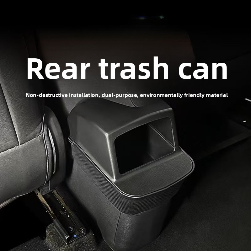 Waterproof Car Trash Can With Lid - Siliconen opbergdoos voor achterin de auto