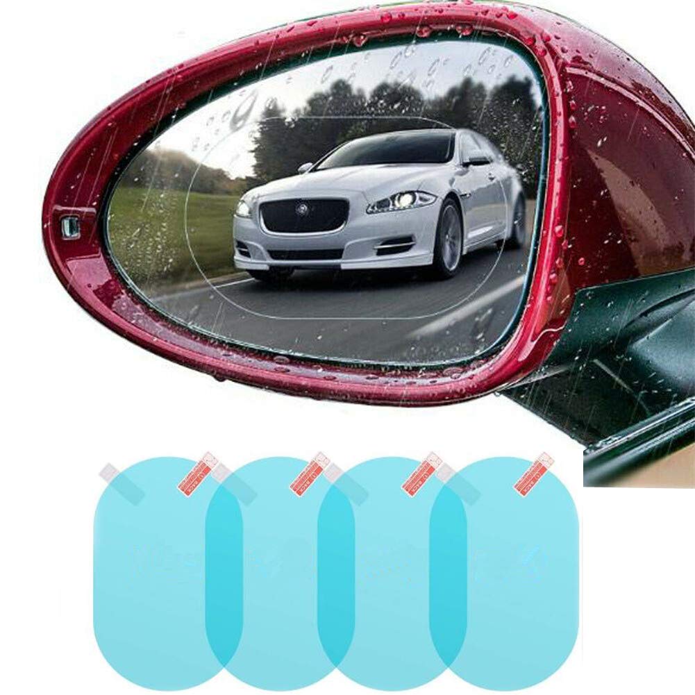 Anti Glare Car Rearview Mirror Film - 2 Stuks Universele Anti-Fog Anti-Glare Regendicht