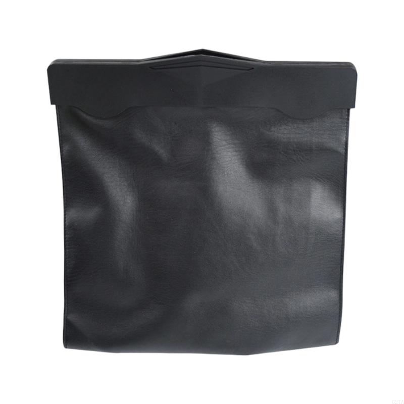 Waterproof Car Trash Can With Lid - Auto PU lederen vuilniszak hangende auto