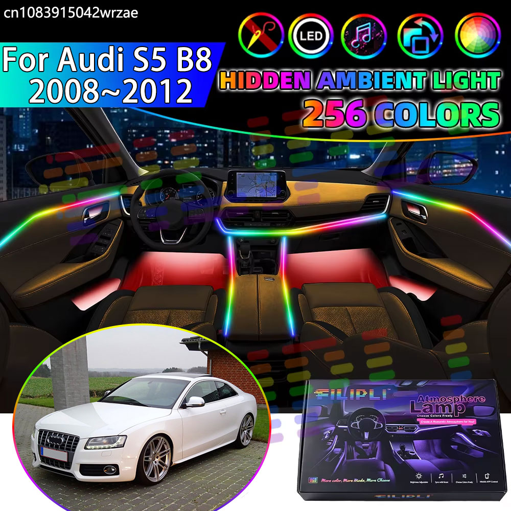 Led Ambient Interior Car Lights App Control - Voor Audi S5 B8 2008~2012 2009