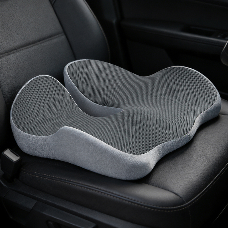 Memory Foam Car Neck Pillow Lumbar Support - Draagbare Trage Rebound Memory Foam Autostoelkussen