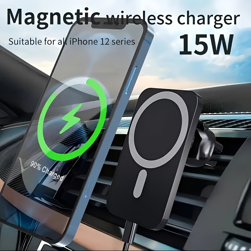 Wireless Car Charger Mount Fast Charging - 15W Magnetische Draadloze Autolader Snel Opladen
