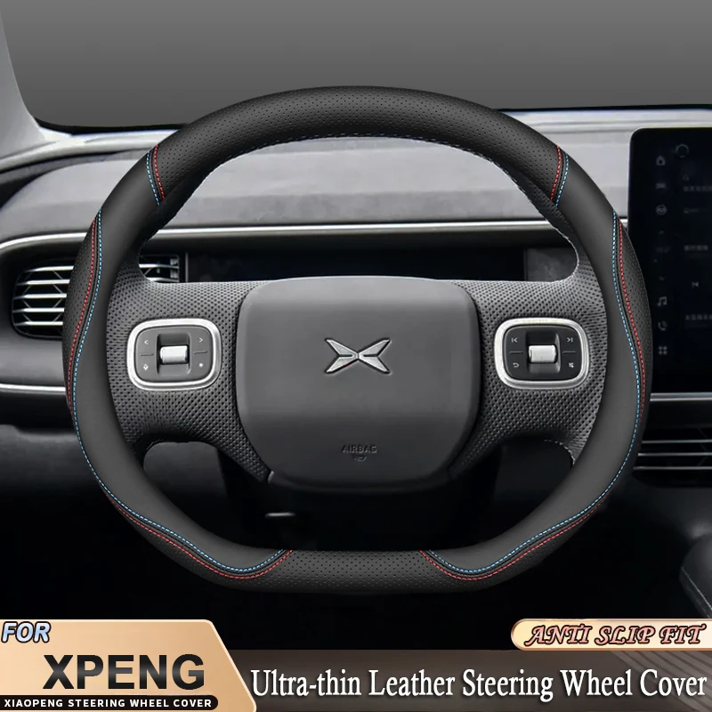 Car Steering Wheel Cover Anti Slip Breathable - Auto Stuurhoes Wrap Houder voor Xpeng