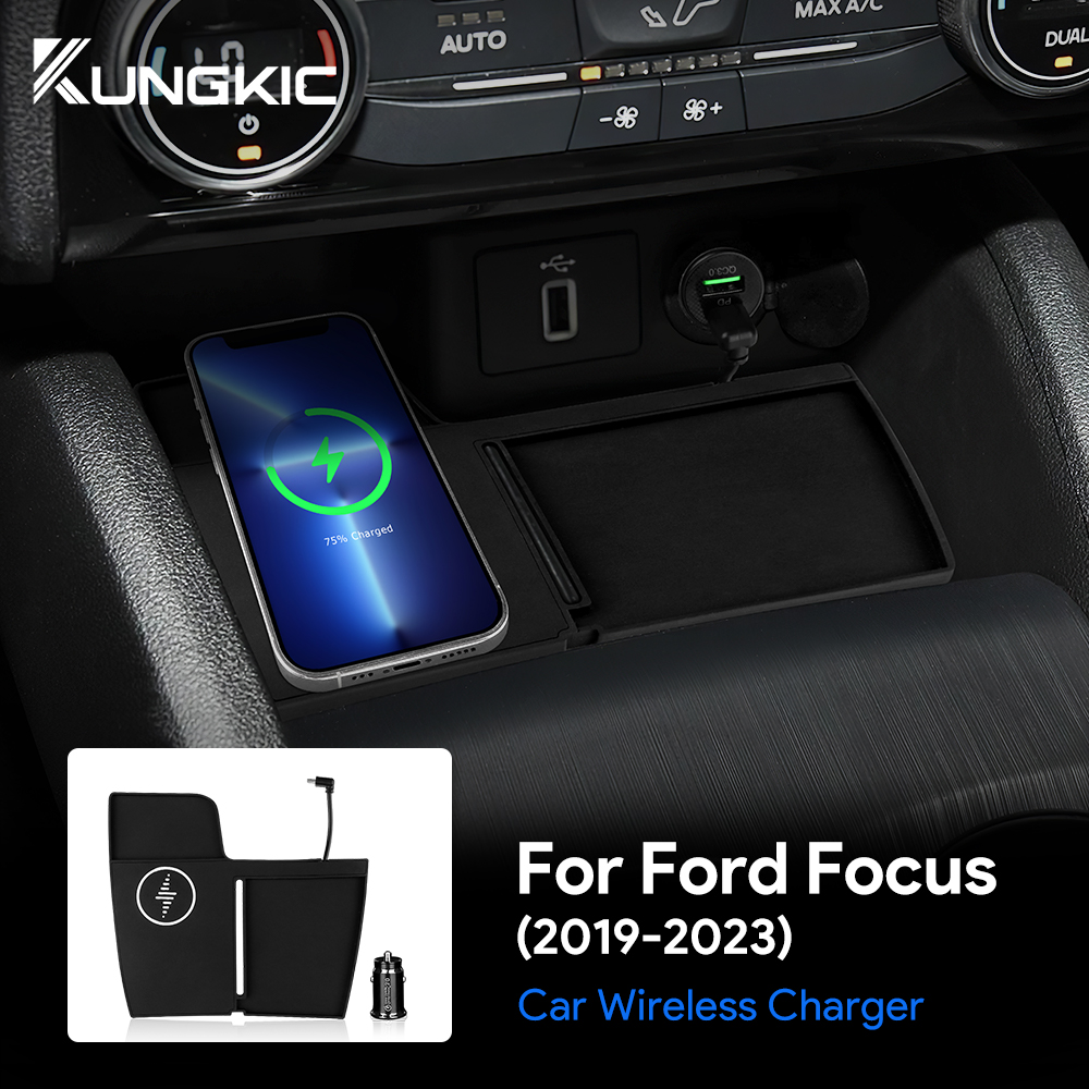 Wireless Car Charger Mount Fast Charging - Auto Draadloze Snel Opladen Houder Voor