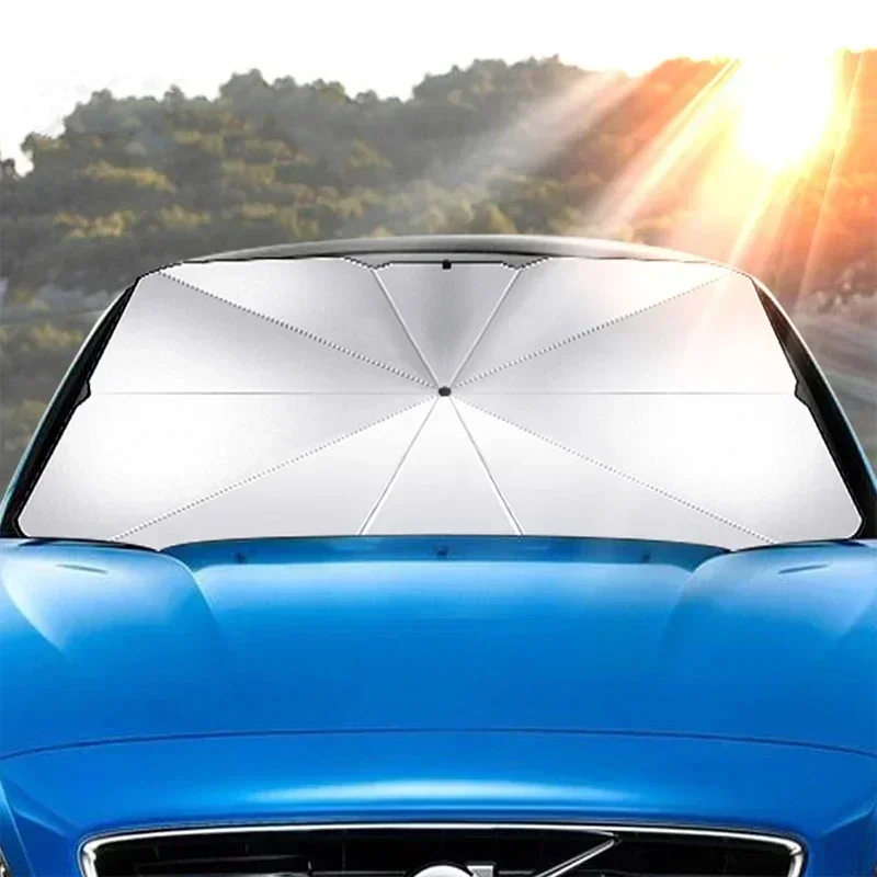 Car Sunshade Windshield Umbrella Foldable - Autozonnescherm Opvouwbare voorruit Paraplu Zonnescherm Gordijn