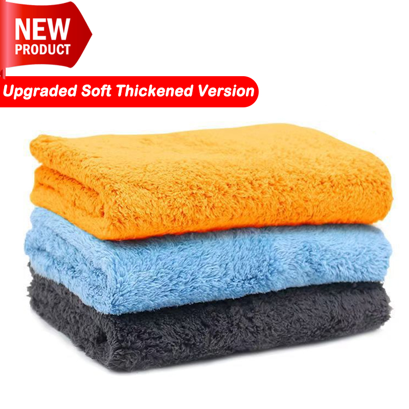 Microfiber Car Drying Towel Super Absorbent - Nieuwe verdikte microvezel autowasdoeken, pluisvrij, kleurvast,