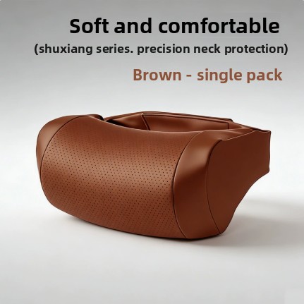 Memory Foam Car Neck Pillow Lumbar Support - Memory Foam Auto-Nekkussen PU Lederen Auto