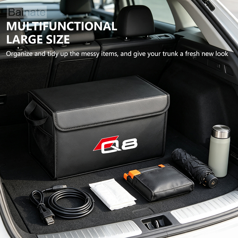 Car Trunk Organizer Foldable Storage Box - Kofferbak Opbergdoos Voor AUDI Q8 GET