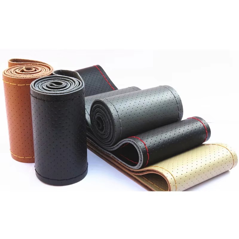Car Steering Wheel Cover Anti Slip Breathable - Nieuwe 36 38 40 cm Lederen
