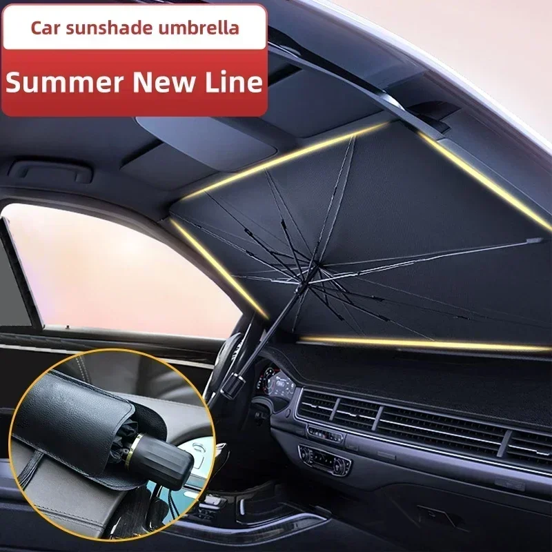 Multifunctionele, handige opvo - Car Sunshade Windshield Umbrella Foldable recensie en prijs