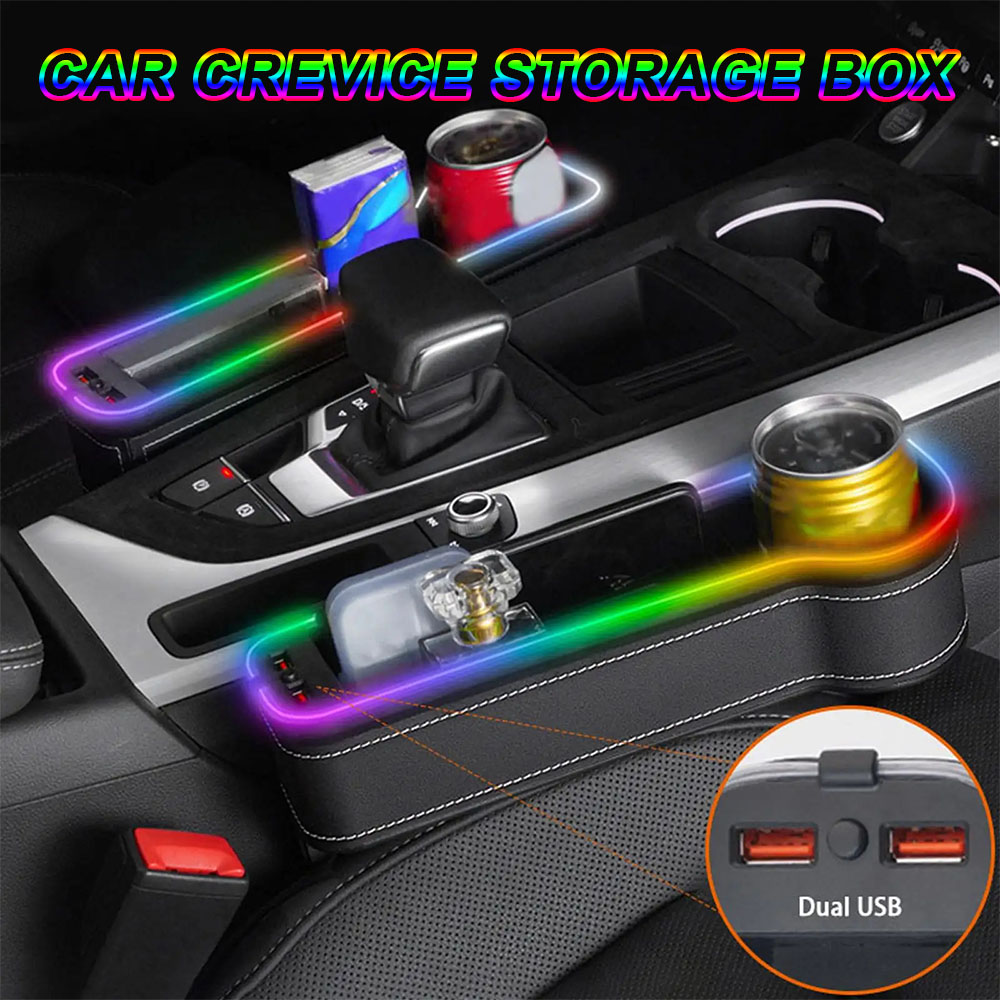 Auto Spleet Organizer Box 7 Kl - Seat Gap Filler Organizer With Usb Charger recensie en prijs