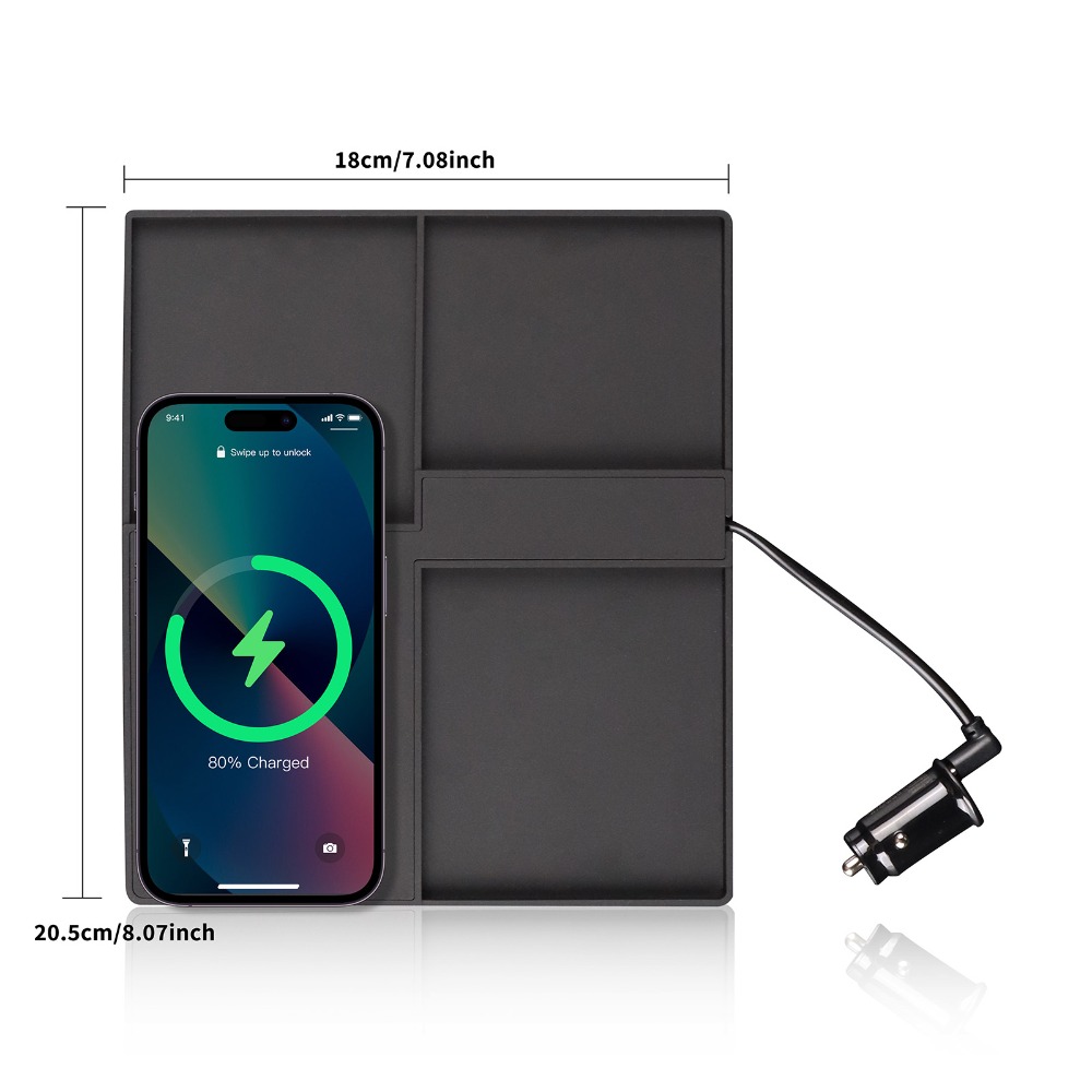 Auto Draadloze Oplader Pad Sta - Wireless Car Charger Mount Fast Charging recensie en prijs