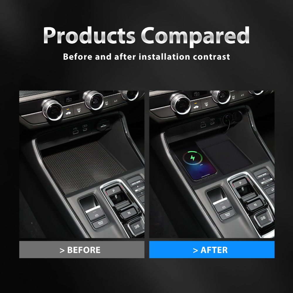 Auto Draadloze Oplader Pad Sta - Wireless Car Charger Mount Fast Charging recensie en prijs