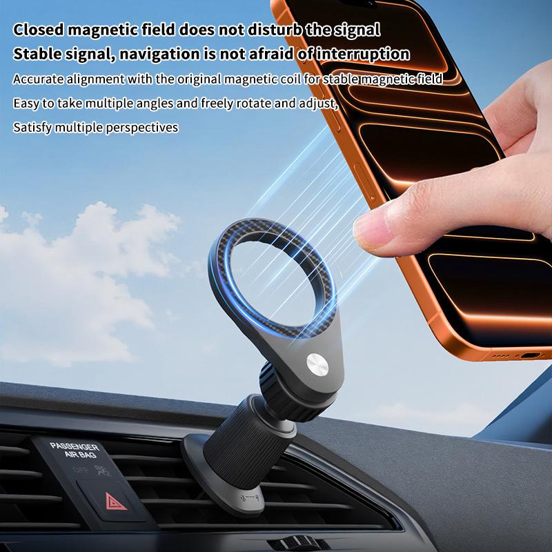 1 stuks koolstofvezel magnetis - Magnetic Phone Holder For Car Vent recensie en prijs