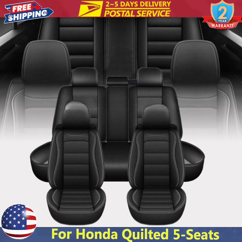 Zwarte universele autostoelhoe - Leather Car Seat Covers Full Set Universal recensie en prijs
