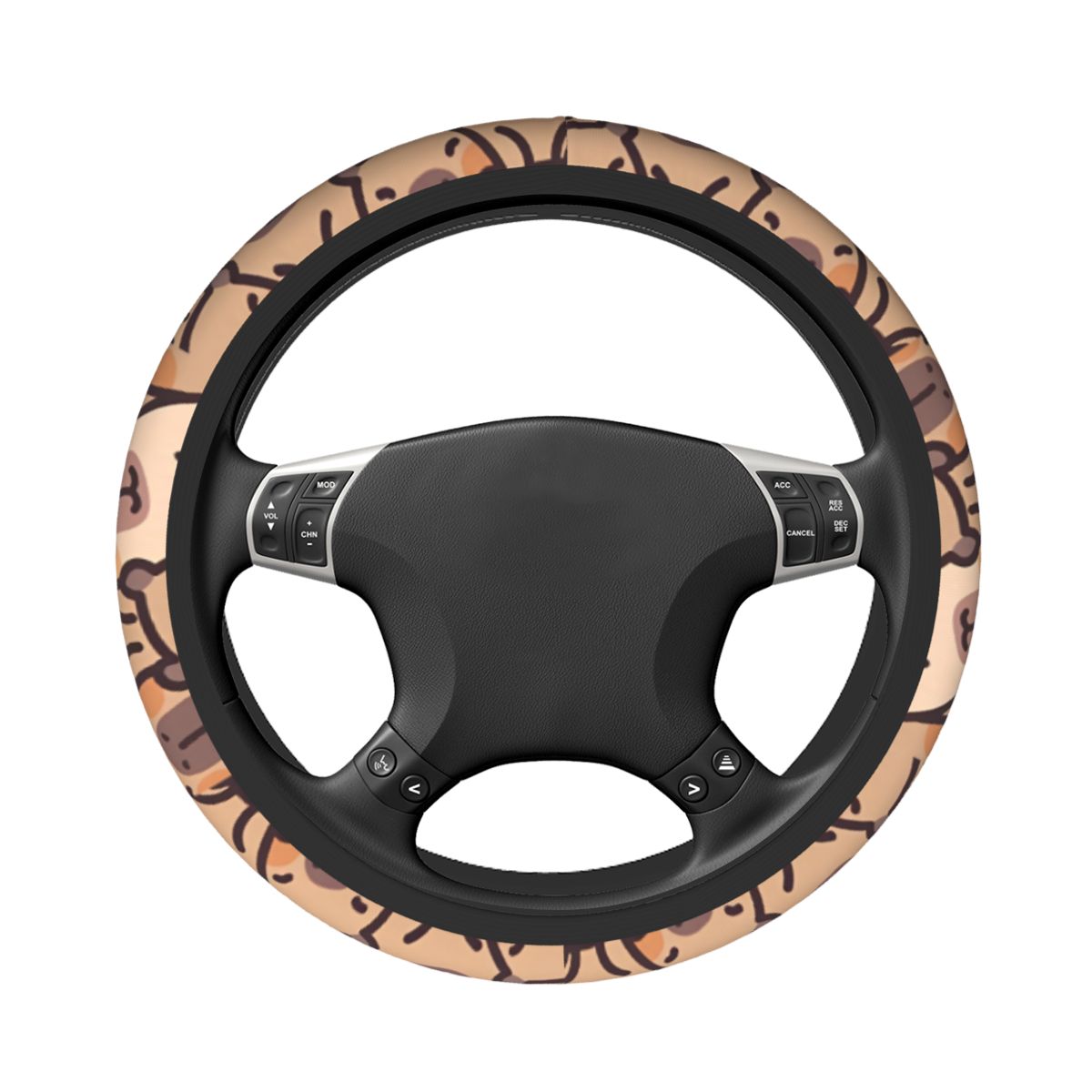 Kawaii Anime Capybara Auto Stu - Car Steering Wheel Cover Anti Slip Breathable recensie en prijs