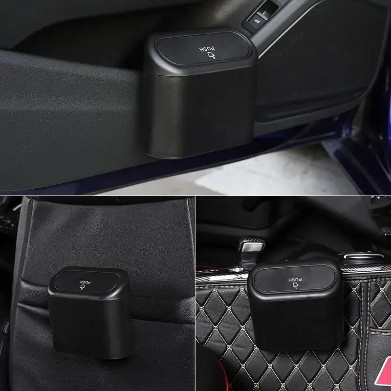 Mini auto-afvalbak met push-op - Waterproof Car Trash Can With Lid recensie en prijs