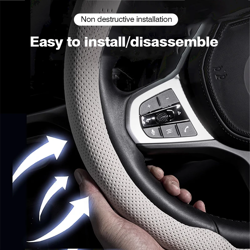 Compatibel met Cupra Tavascan  - Car Steering Wheel Cover Anti Slip Breathable recensie en prijs