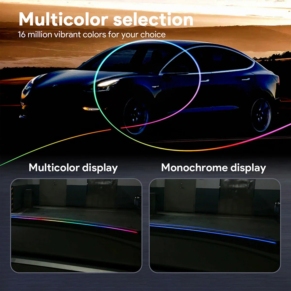 140/150 CM LED Auto Omgevingsl - Led Ambient Interior Car Lights App Control recensie en prijs