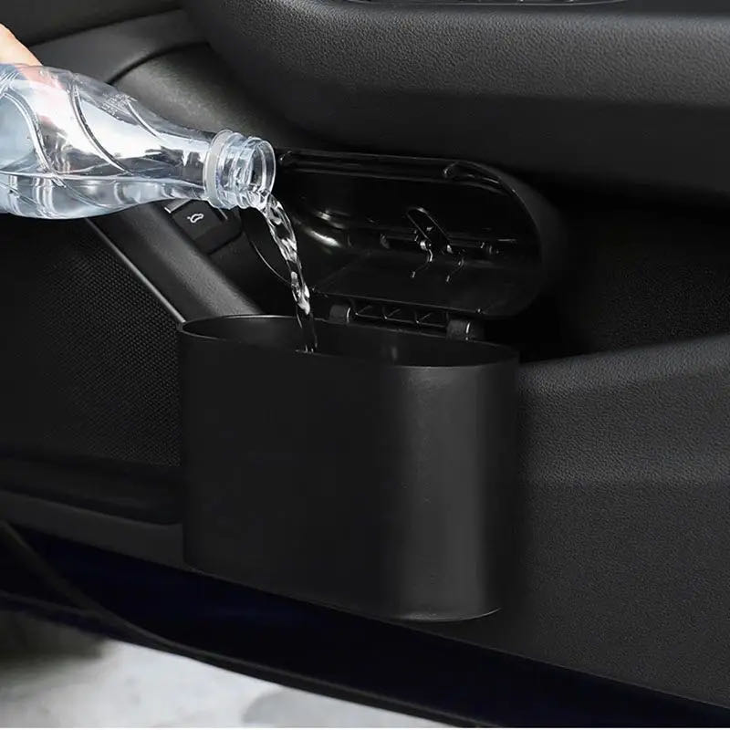Groothandel draagbare plastic  - Waterproof Car Trash Can With Lid recensie en prijs