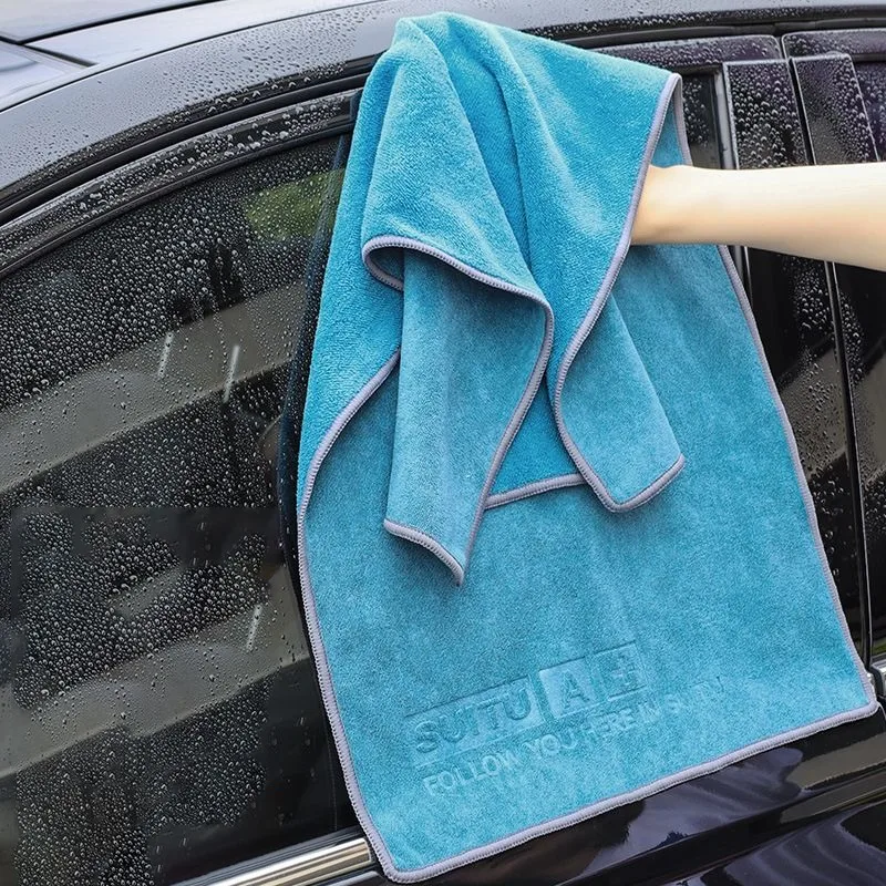 Pluche microvezelhanddoek met  - Microfiber Car Drying Towel Super Absorbent recensie en prijs