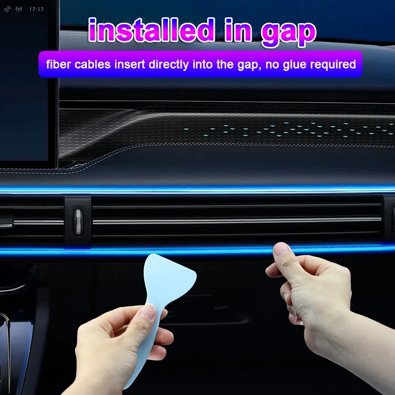 1/2/3/4/5M RGB Auto-interieur  - Led Ambient Interior Car Lights App Control recensie en prijs