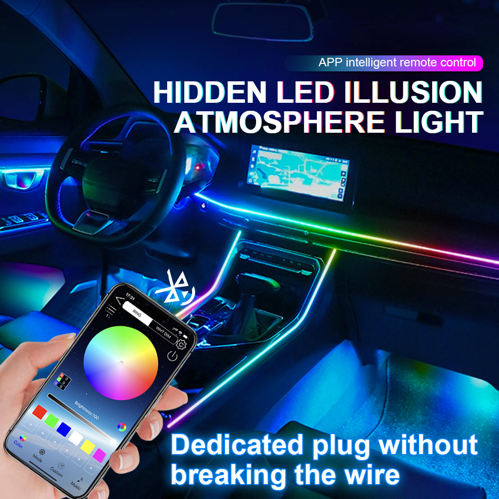 6/10/14/18 in 1 Auto Omgevings - Led Ambient Interior Car Lights App Control recensie en prijs