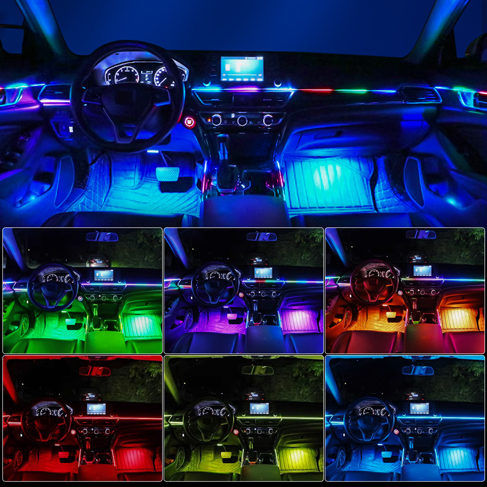 6/10/14/18 in 1 Auto Omgevings - Led Ambient Interior Car Lights App Control recensie en prijs