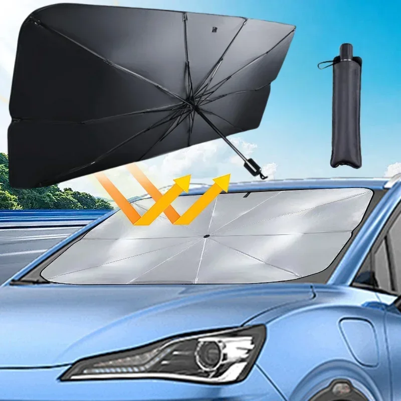 Autozonnescherm, opvouwbare pa - Car Sunshade Windshield Umbrella Foldable recensie en prijs