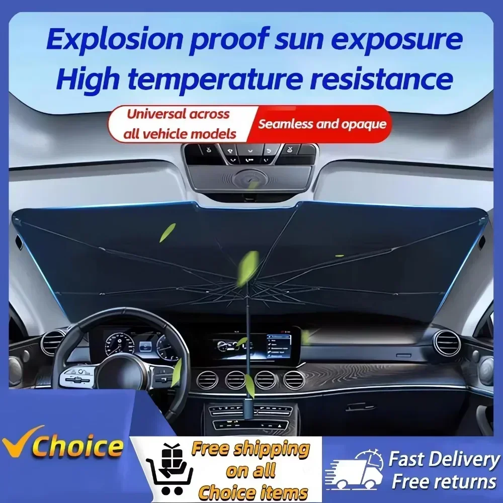 Autozonnescherm, opvouwbare pa - Car Sunshade Windshield Umbrella Foldable recensie en prijs