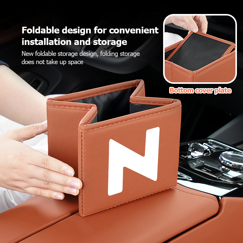 Auto-prullenbak Opvouwbare vui - Waterproof Car Trash Can With Lid recensie en prijs