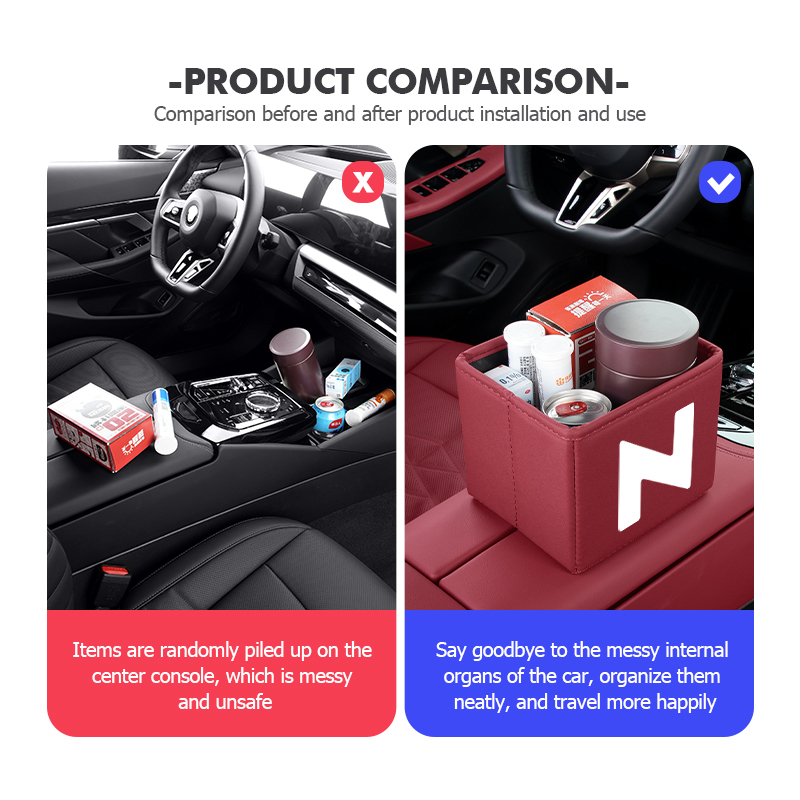 Auto-prullenbak Opvouwbare vui - Waterproof Car Trash Can With Lid recensie en prijs