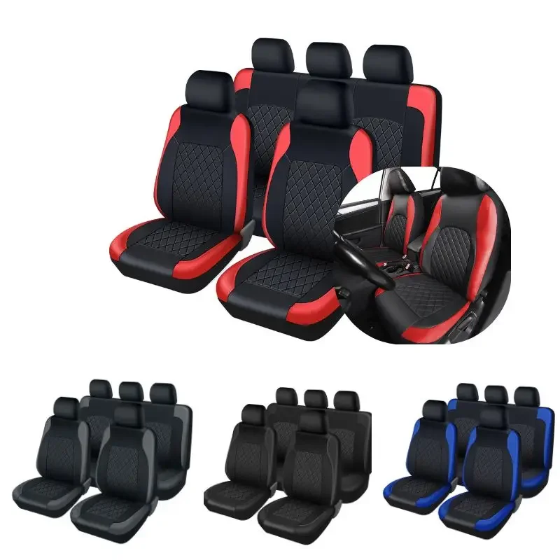 Universele kunstleren autostoe - Leather Car Seat Covers Full Set Universal recensie en prijs