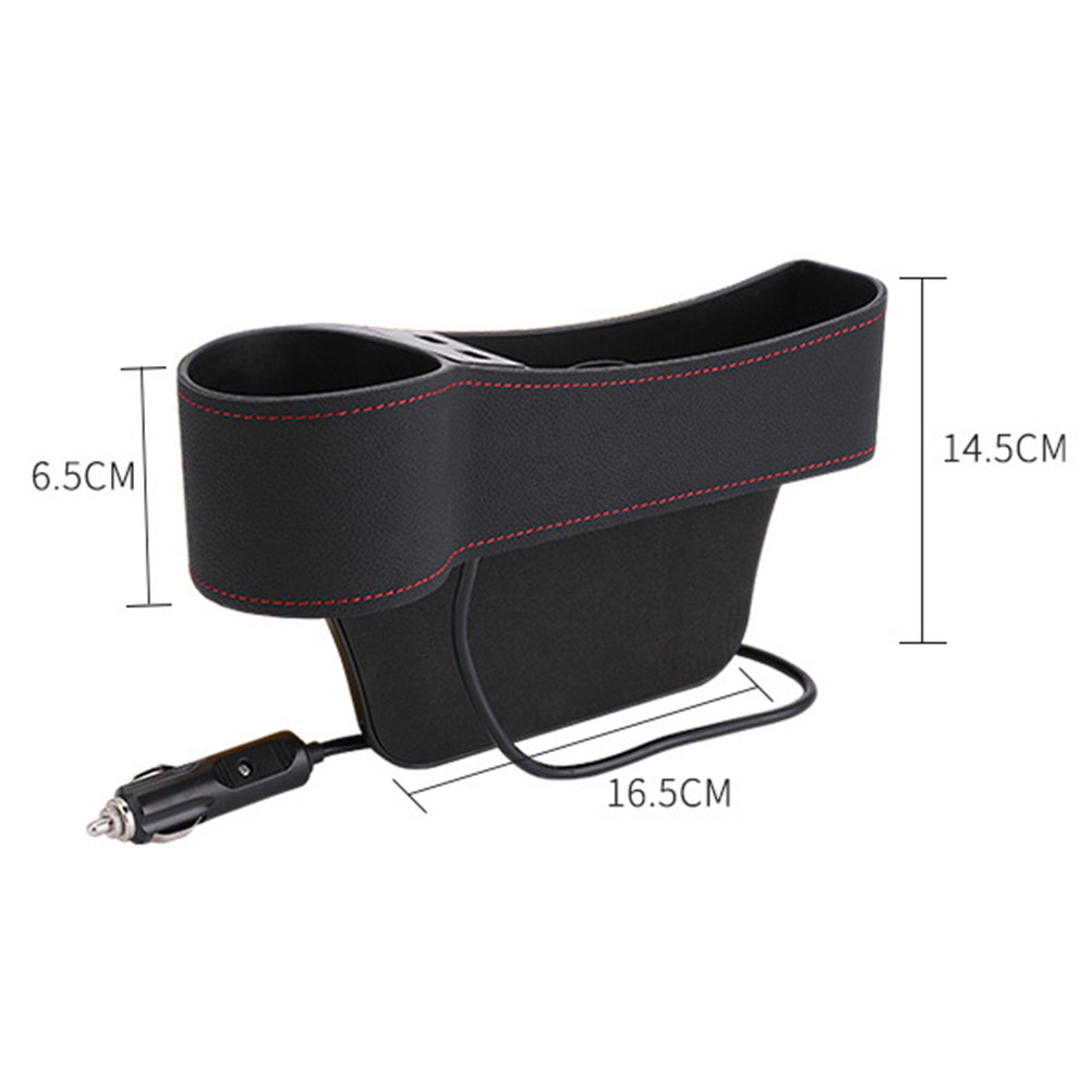 Opbergbox voor autostoelopenin - Seat Gap Filler Organizer With Usb Charger recensie en prijs
