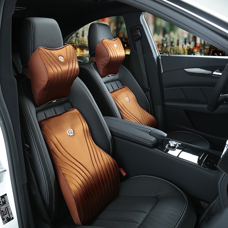 Traagschuim Auto Kussenset Pre - Memory Foam Car Neck Pillow Lumbar Support recensie en prijs