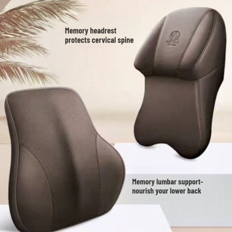 Nieuwe Universele Minimalistis - Memory Foam Car Neck Pillow Lumbar Support recensie en prijs