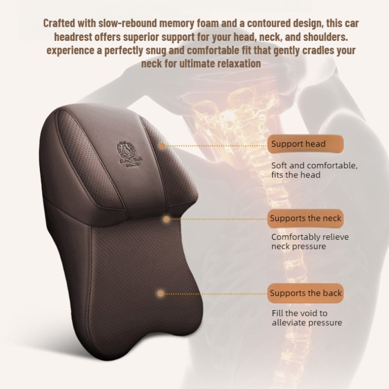 Nieuwe Universele Minimalistis - Memory Foam Car Neck Pillow Lumbar Support recensie en prijs