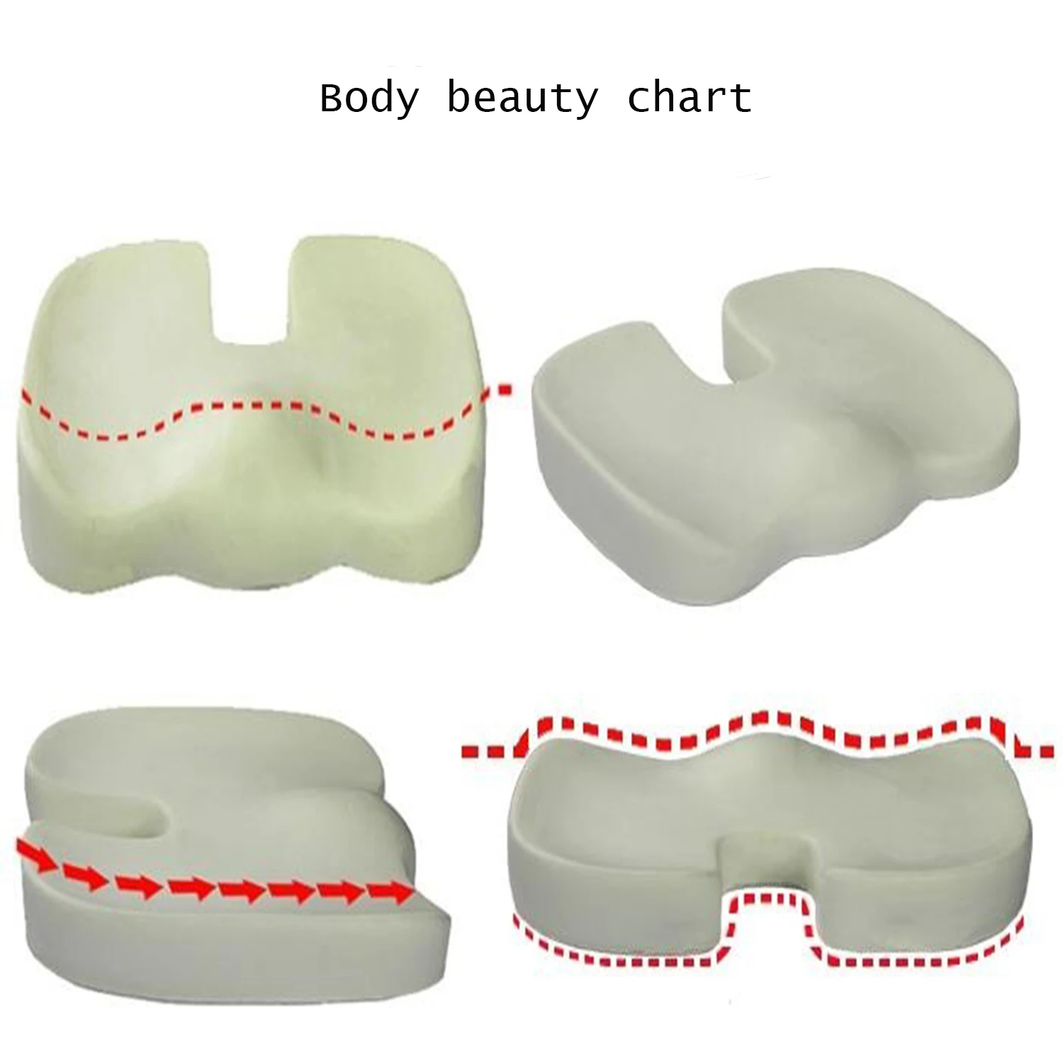 Zitkussen Kantoor Autostoelkus - Memory Foam Car Neck Pillow Lumbar Support recensie en prijs