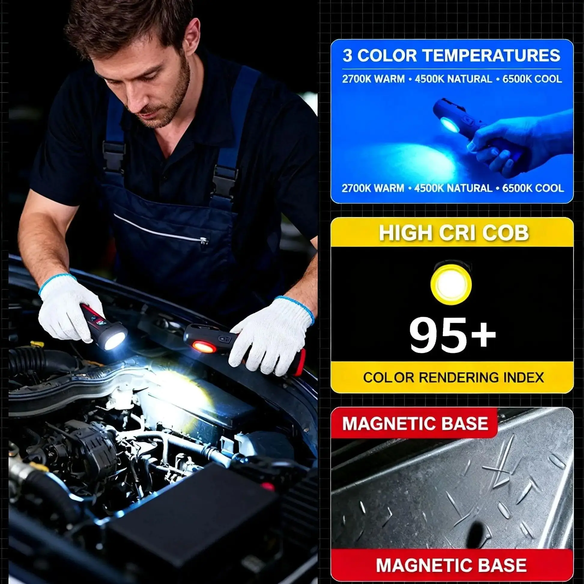 FUNAYA Draagbare zaklamp Autod - Auto Repair Tools recensie en prijs