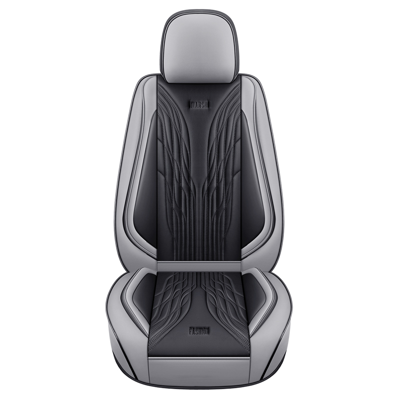 Nieuw design luxe lederen auto - Leather Car Seat Covers Full Set Universal recensie en prijs