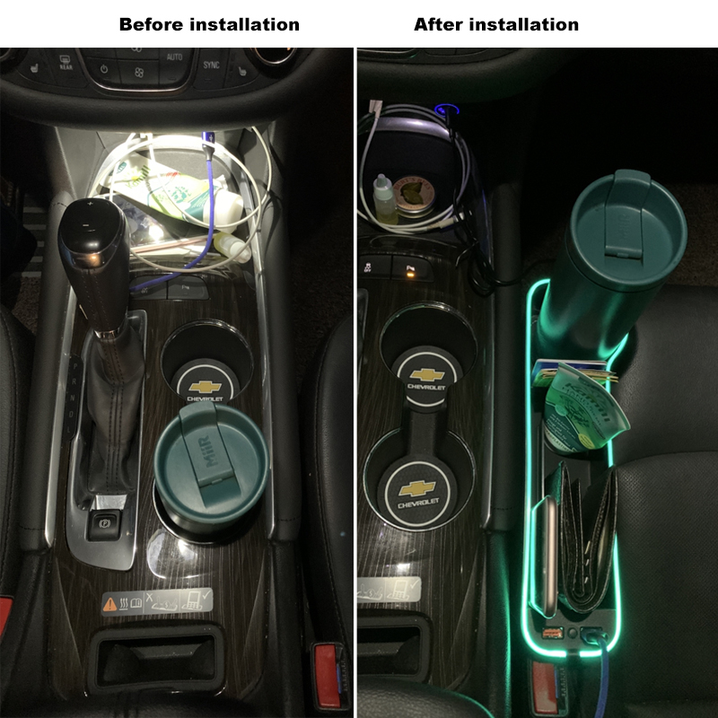 LED Autostoel Spleet Opbergdoo - Seat Gap Filler Organizer With Usb Charger recensie en prijs