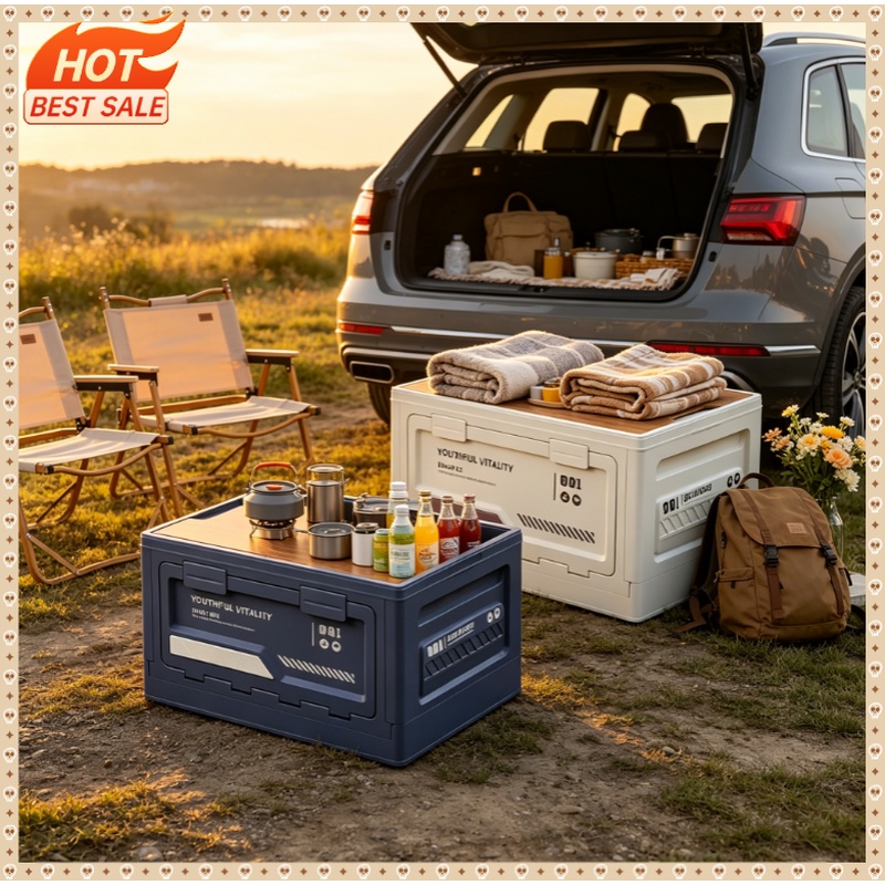 Opbergbox voor buiten, opvouwb - Car Trunk Organizer Foldable Storage Box recensie en prijs