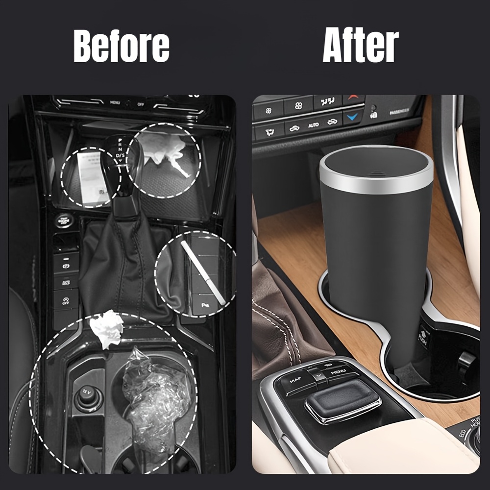 Compacte lekvrije mini-autopru - Waterproof Car Trash Can With Lid recensie en prijs